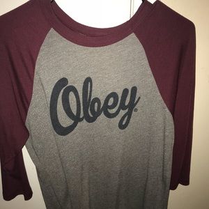 Obey 3/4 sleeve